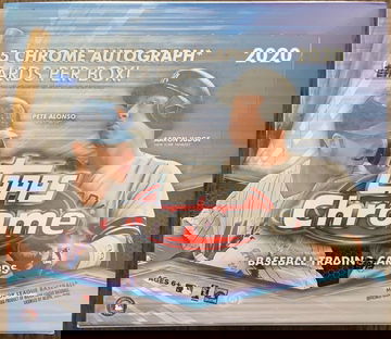 2020 Topps Chrome Baseball Hobby Sealed Jumbo Box