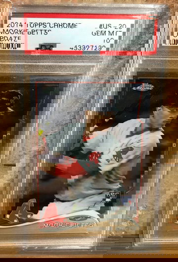 2014 Topps Chrome Update #US20 Mookie Betts PSA 10