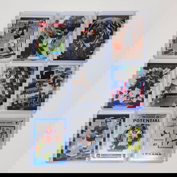 C.J. Stroud Player Lot - 9 NFL Football Cards (Prizm, Optic, Pheonix, Donruss)