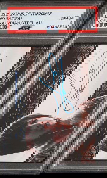 2020 Game of Thrones Lino Facioli CS Valyrian Steel Auto PSA 8 [NS-1B.3]