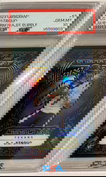 2023 Obsidian CJ Stroud Supernova Purple Etch 