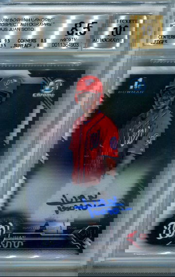 Juan Soto BGS 8.5 auto 10