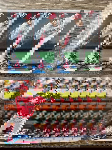 10x 2018 Shohei Ohtani RC Rookie Card Lot Bowman Topps Update 49 US285