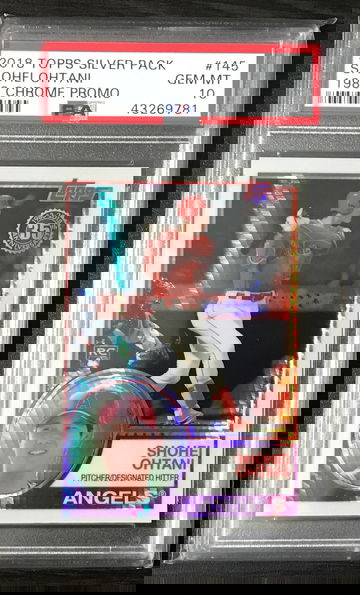 2018 Topps Silver Pack Shohei Ohtani Chrome Promo PSA 10