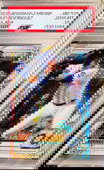 Julio Rodriguez Mega Box Refractor PSA 10