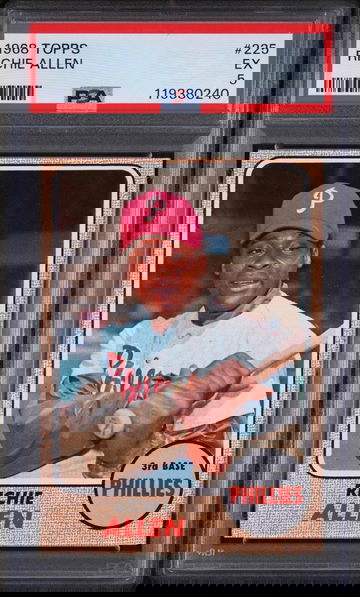 1968 Topps #225 Richie Allen PSA 5