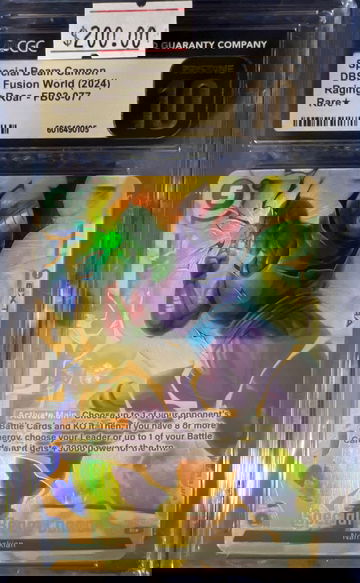 Special Beam Cannon 2024 Bandai DBS Fusion World Raging Roar - FB03-077 Rare* CGC 10 Pristine