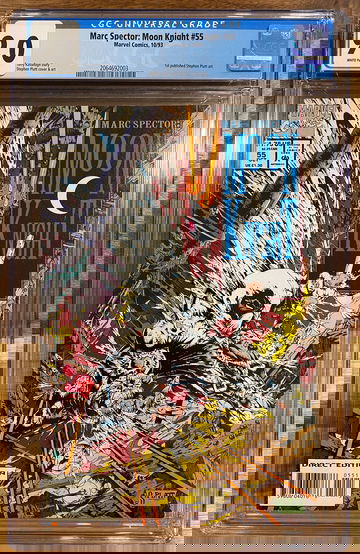 Moon Knight #55 CGC 9.0 1st Stephen Platt art