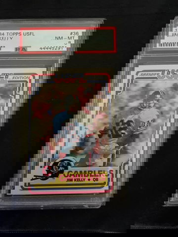 1984 Topps USFL Jim Kelly XRC 