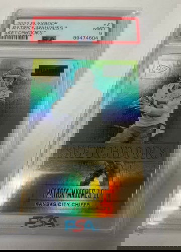2022 Patrick Mahomes Sketchbooks PSA 9