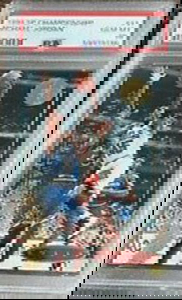 1994 Upper Deck UD SP Championship He's Back Returns March 19, 1995 41 Michael Jordan Chicago Bulls PSA 10 Gem Mint 