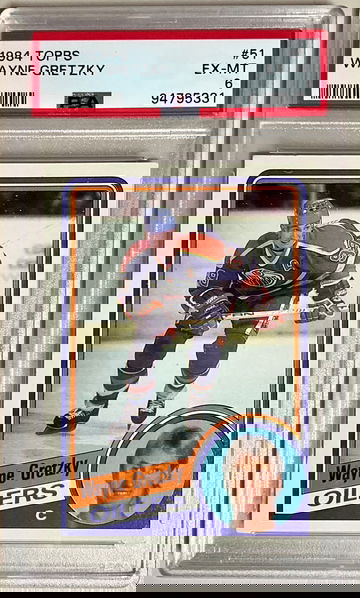 1984 TOPPS #51 WAYNE GRETZKY EX-MT PSA 6