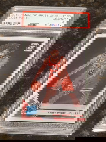 2019 Coby White Optic Rated Rookie PSA 10