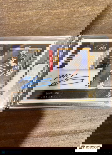 2021 Panini One Mac Jones Tri-Color RPA /25 Rookie Patch Auto Patriots