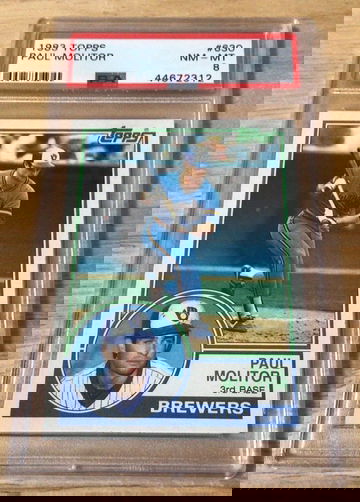 1983 Topps Paul Molitor PSA 8