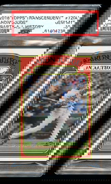 2017 Aaron Judge Transcendent VIP Party RC PSA 10 GEM MT