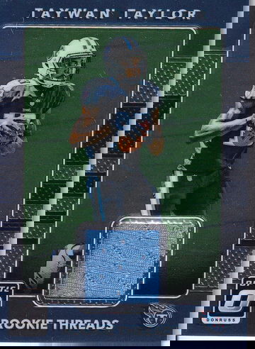 2017 Optic Taywan Taylor #19 Relic