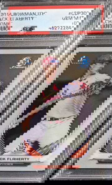 2014 Bowman Draft Picks Chrome #CDP30 Jack Flaherty RC PSA 10 Cardinals