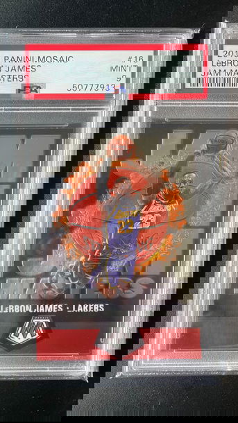 2019 Mosaic Lebron James Jam Masters PSA 9