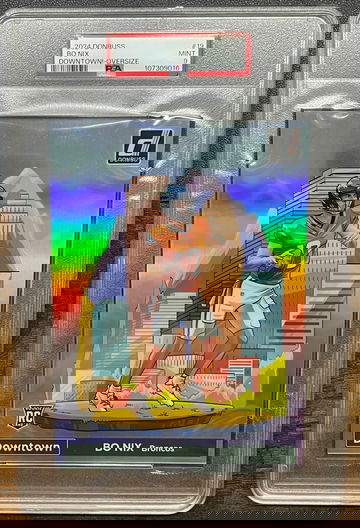 2024 Donruss Downtown Oversized Bo Nix RC #19 PSA 9 Broncos