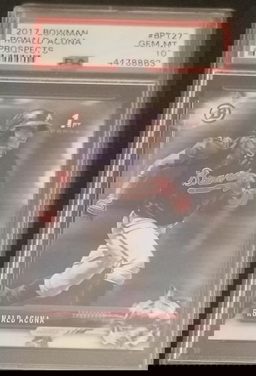 2017 Bowman Prospects Ronald Acuna PSA 10