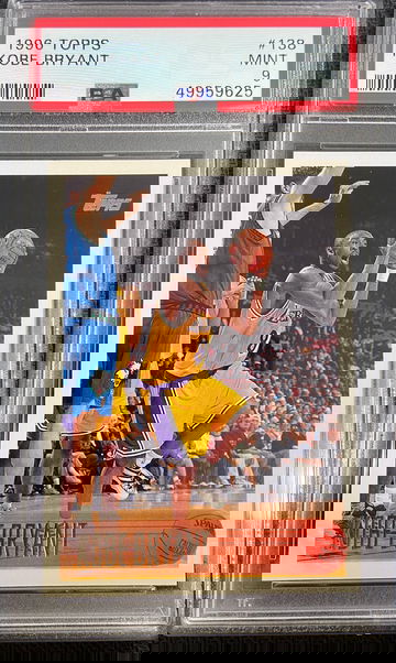 1996 TOPPS #138 KOBE BRYANT RC PSA 9 MINT