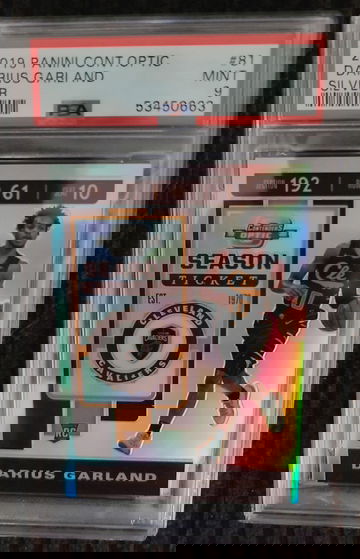 2019 Panini Optic Contenders Silver Darius Garland PSA 9