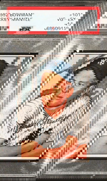 1952 BOWMAN MICKEY MANTLE 