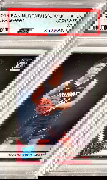 Tyler Herro 2019-20 Donruss Optic RC PSA10 Gem Mint