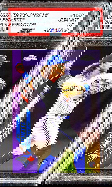 Bo Bichette PSA 10 2020 Topps Chrome Purple Refractor /299