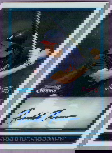 Freddie Freeman 2009 Bowman Chrome Autograph (#1) 