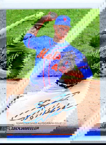 2014 Topps Stadium Club Autographs #SCA-ZW Zack Wheeler