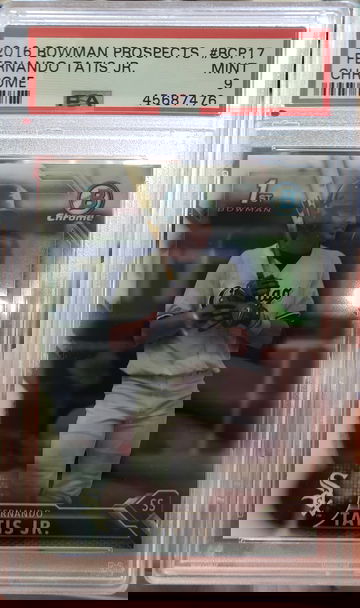 2016 Bowman Chrome Fernando Tatis Jr PSA 9