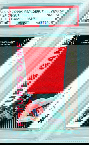 2010 Topps Pro Debut #FGRMT Mike Trout Futures Game PSA 8 NM-MT!