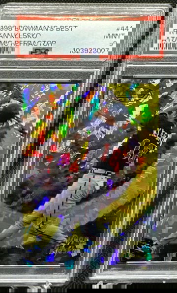 1998 Bowman's Best ATOMIC REFRACTOR RYAN KLESKO BRAVES PSA 9 /100