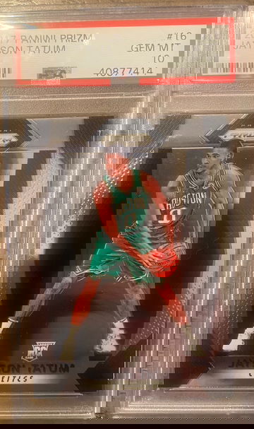 2017 Panini Prizm Jayson Tatum Base RC PSA 10