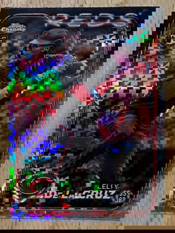 2024 Topps Chrome Elly De La Cruz 44 X Fractor Reds RC