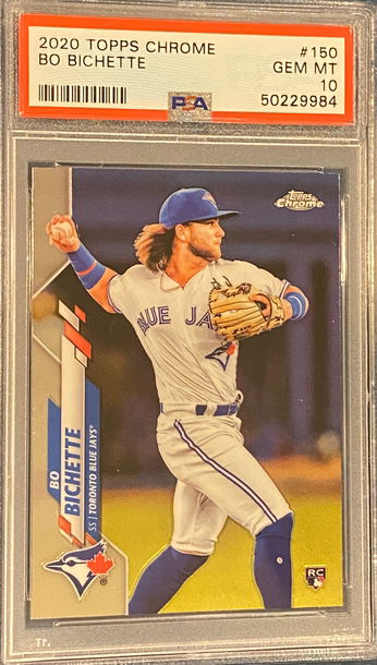 2020 Topps Chrome Bo Bichette RC Rookie PSA 10 GEM MINT