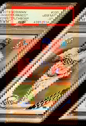 2019 Bowman Chrome Wander Franco 1st Chrome RC PSA 10