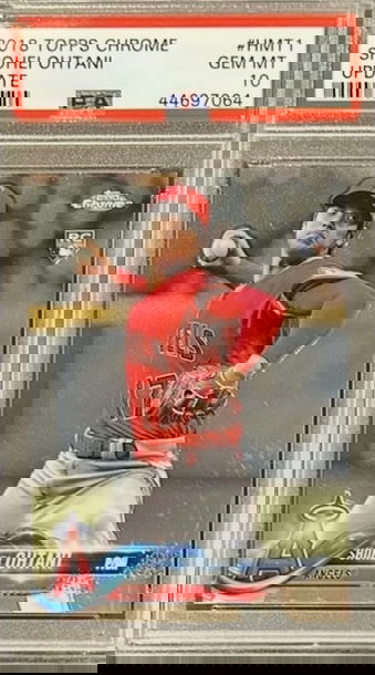 2018 Topps Update Chrome Shohei Ohtani RC - PSA 10