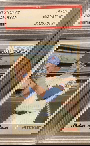 1970 TOPPS NOLAN RYAN PSA 8