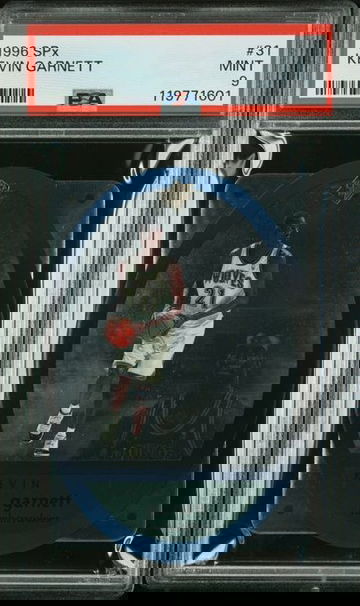 1996 Upper Deck SPx Kevin Garnett RC Rookie PSA 9