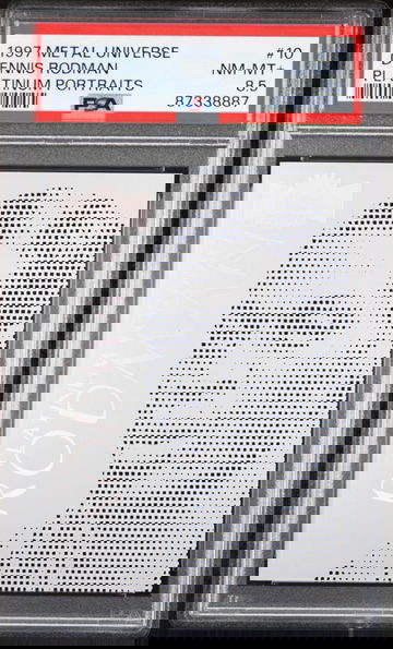 Dennis Rodman 1997 Metal Universe Platinum Portraits PSA 8.5