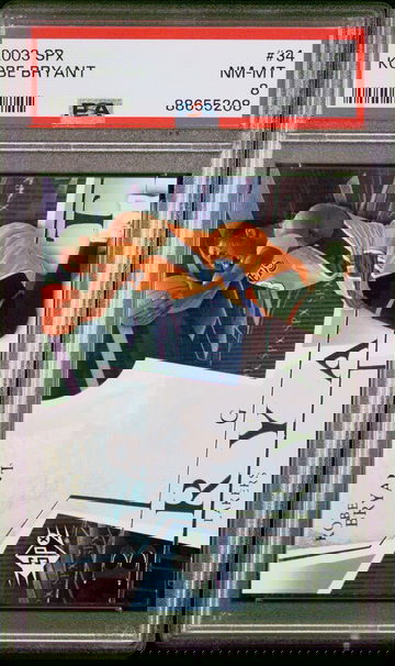 2003 Kobe Bryant SPX 34 PSA 8