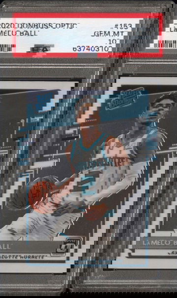 2020 Panini Donruss Optic 153 LaMelo Ball GEM MINT PSA 10