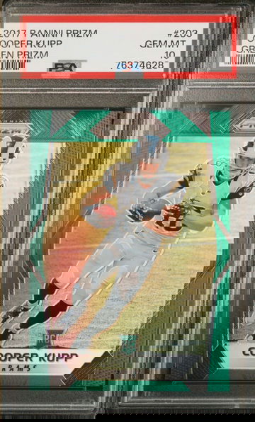 2017 Cooper Kupp Green Prizm rookie 2003 