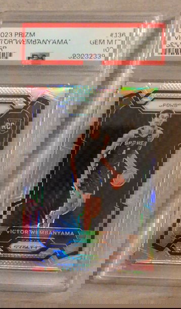 2023 Panini Prizm Victor Wembanyama Silver PSA 10