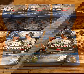 2020 Topps chrome mega x2 blaster x3