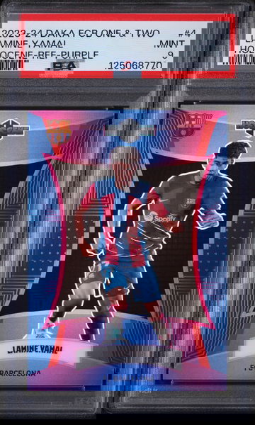 Lamine Yamal 2023-24 Daka FC Barcelona Holocene Purple #4 RC POP 1 SP /75