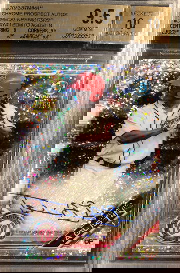 Termite Agustin 2019 Bowman Chrome Auto Sparkle BGS 9.5